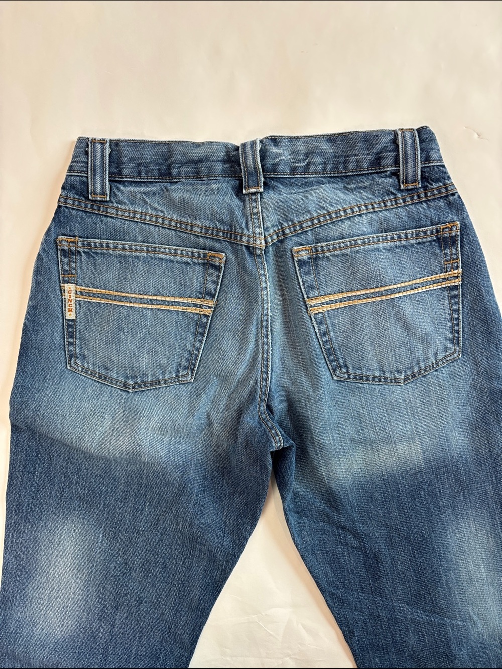 Cinch Carter Denim Jeans in Medium Blue with Contrast Stitching - Picture 13 of 15